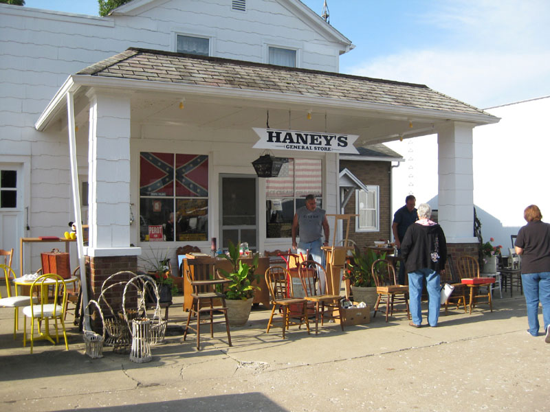 Jim French and Gary Beard will cheerfully welcome your visit at Haney's General Store, and they'd even more cheerfully welcome your money.