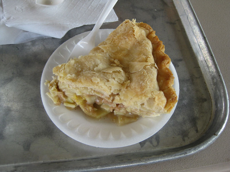 The best piece of apple pie the webmaster has ever eaten! Please, whoever baked this, make one again in 2009.