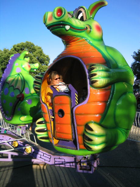 A cool dragon ride.