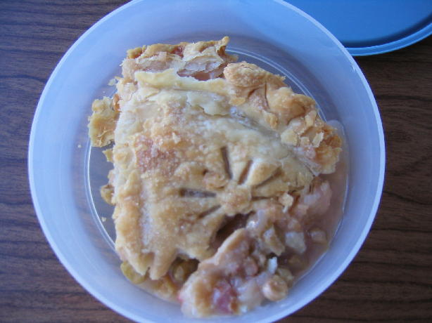 Esther Morrison's homemade gooseberry pie