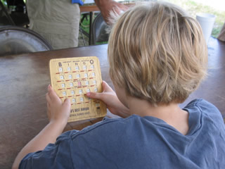 Hopeful bingo player