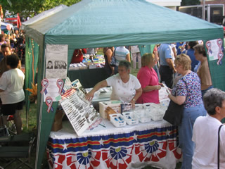 American Legion Auxiliary tent