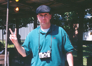 Tim Burnham, from Atlanta, Georgia, made a special trip to Arenzville just to taste a bowl of the World's Best Burgoo.