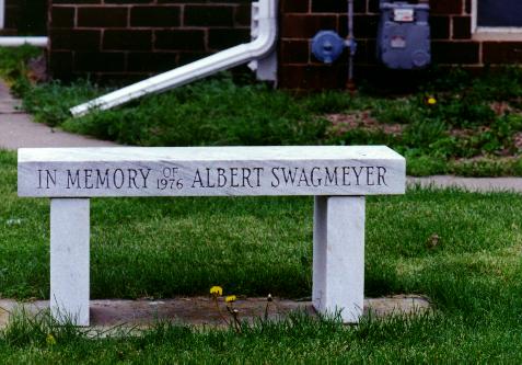 Albert Swagmeyer, "Swaggie," loved the Arenzville kids and the dances held at the Legion Hall