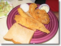 Fried catfish